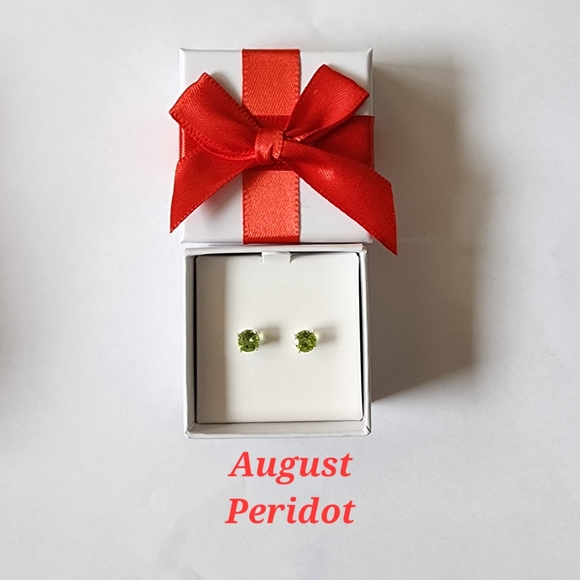 5 pair Birthstone Earrings NEW - Picture 4 of 7